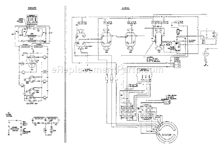 Page D Diagram and Parts List for 9103-0  Briggs and Stratton Generator